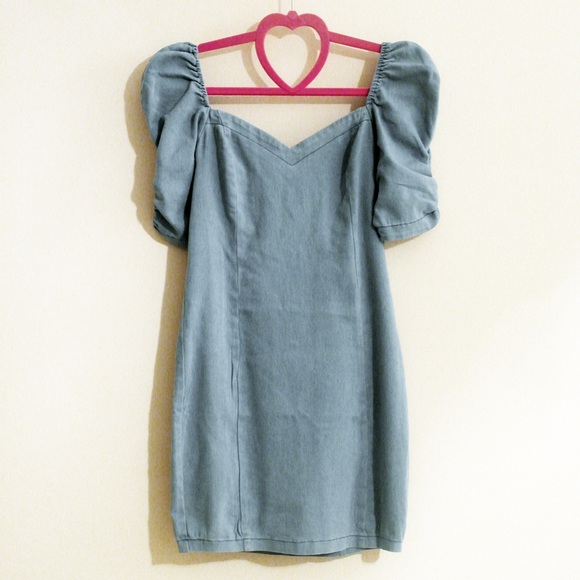 Dolls Kill “Classy Effect” Puff Sleeve Mini Dress – Size Medium - Picture 2 of 10